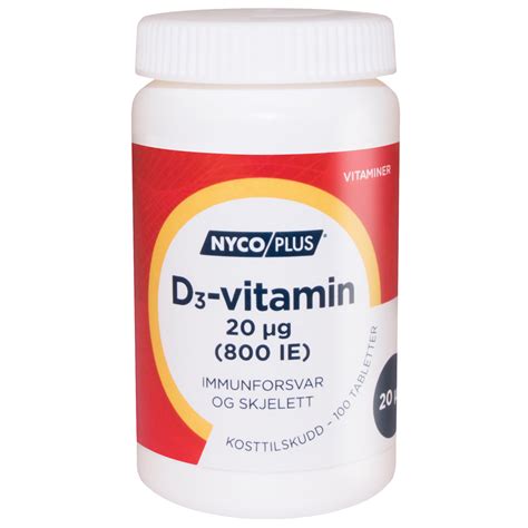 d vitamin tilskudd